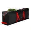 osto Tree Storage-48" Black Rectangular Tear Resistant Artificial Christmas Tree Storage Bag