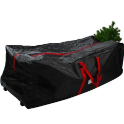 Dyno Tree Storage-58" Black Rolling Artificial Christmas Tree Storage Chest For 9Ft Trees