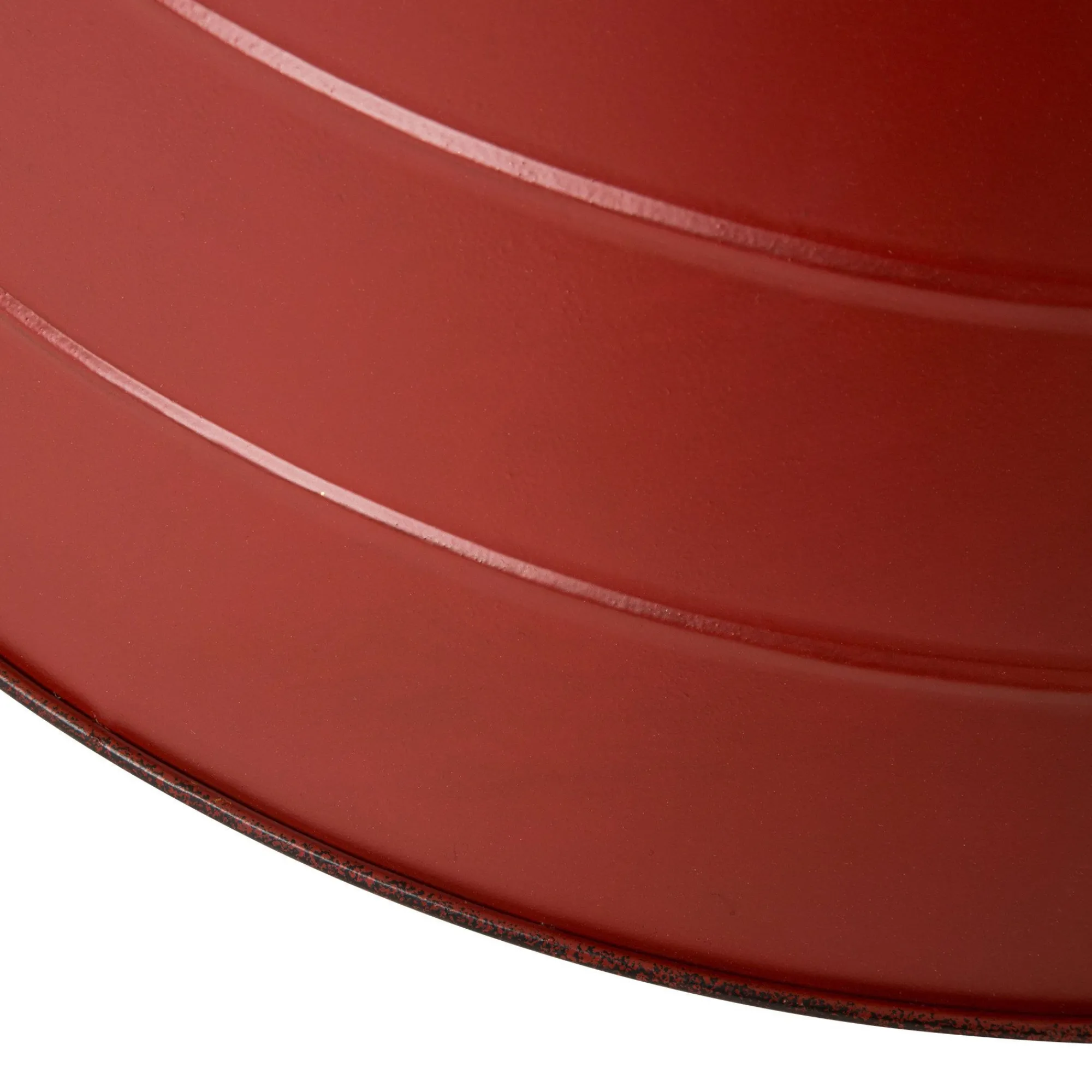 Glitzhome Artificial Tree Stands-22" Candy Red Holiday Collections Painted Christmas Metal Tree Collar