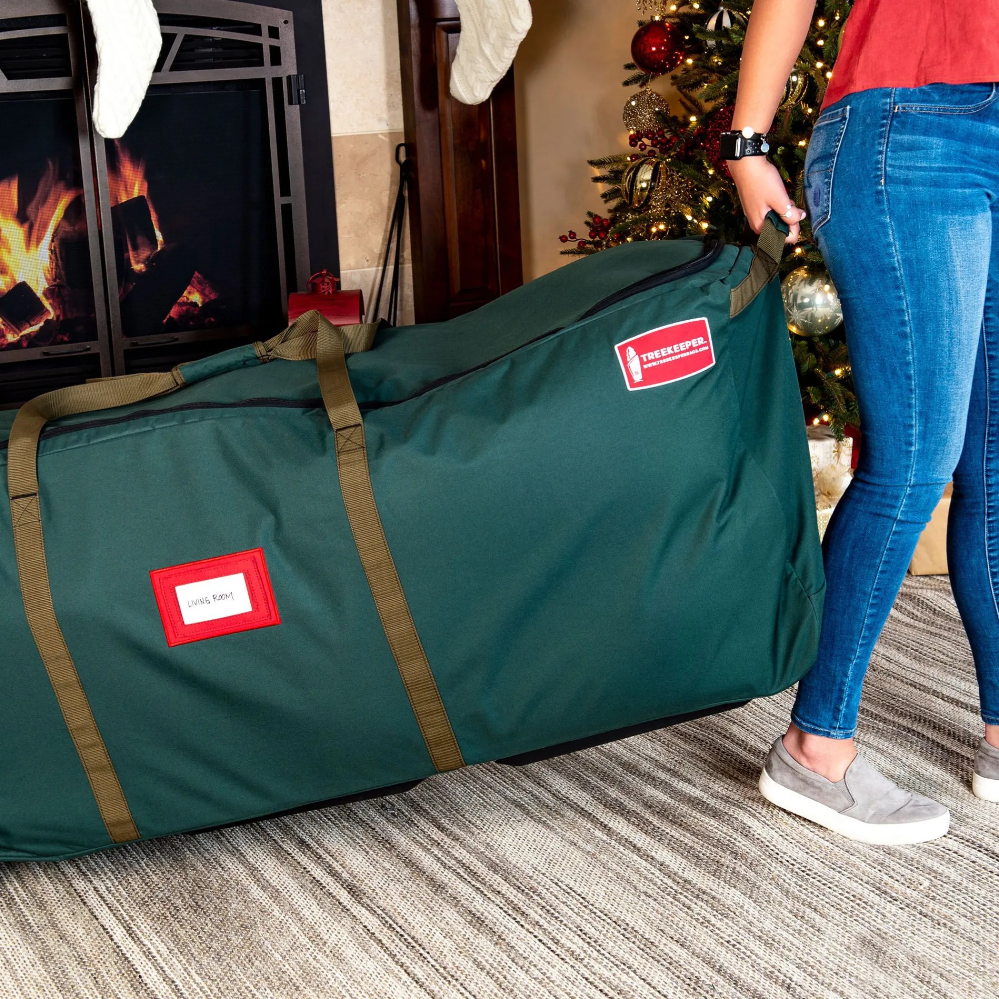 Tree Keeper Tree Storage-58" Christmas Big Wheel Tree Storage Duffel Bag