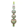 Christopher Radko Finials-13" Shiny Brite Holiday Splendor Glass Finial Christmas Tree Topper
