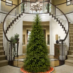 CC Christmas Decor Unlit-9' Dunhill Fir Slim Artificial Christmas Tree –Unlit