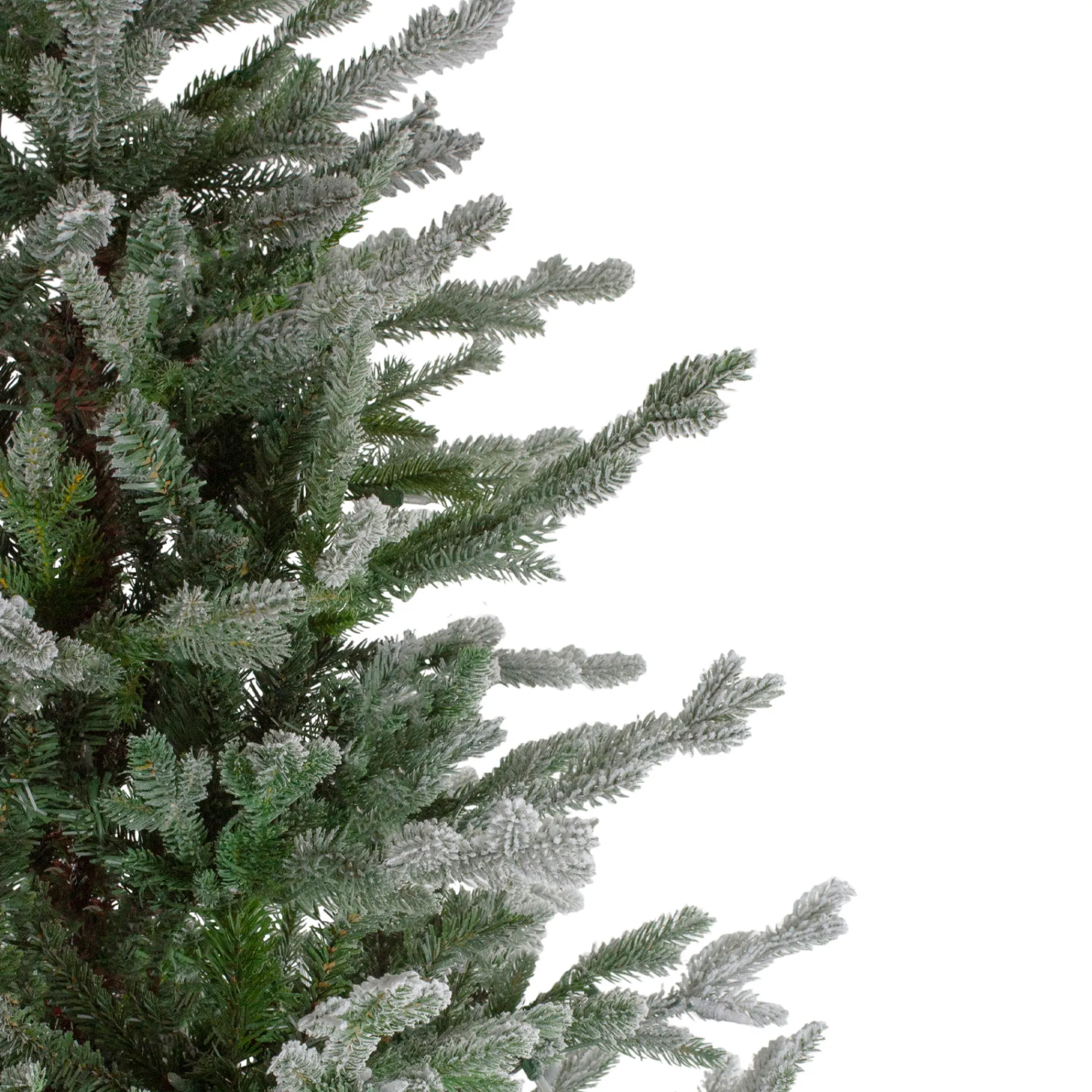 Northlight Unlit-6.5' Flocked Little River Fir Artificial Christmas Tree - Unlit