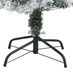 Nearly Natural Unlit-4' Flocked Rock Springs Spruce Artificial Christmas Tree, Unlit