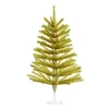 KSA Unlit-1.5' Gold Foil Miniature Artificial Christmas Tree Tabletop Decoration, Unlit