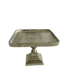 A&B Home Finials-12" Gold Vintage Style Rugged Finished Medium Square Pedestal
