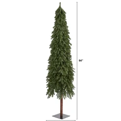 Nearly Natural Unlit-7' Grand Alpine Artificial Christmas Tree, Unlit
