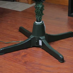 Northlight Artificial Tree Stands-24" Green 360 Degree Rotating Christmas Tree Stand For 7.5' Artificial Trees