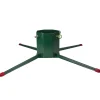 Jack Post Real Tree Stands-45" Green And Red Welded Christmas Real Live Tall Tree Stand