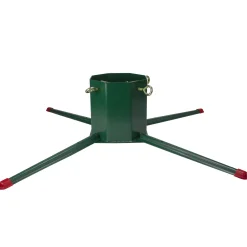 Jack Post Real Tree Stands-45" Green And Red Welded Christmas Real Live Tall Tree Stand