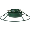 Jack Post Real Tree Stands-25" Green Christmas Tree Stand For Real Live Trees Up To 12' Tall