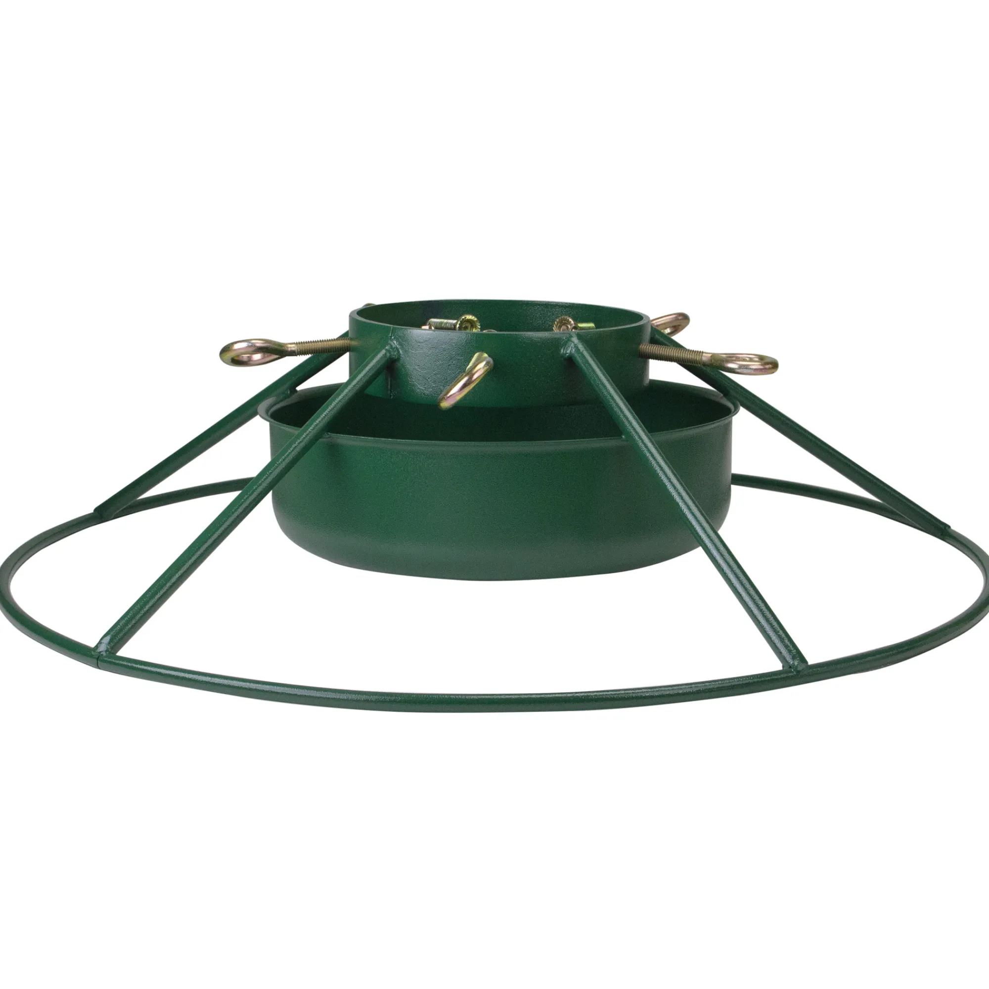 Jack Post Real Tree Stands-25" Green Christmas Tree Stand For Real Live Trees Up To 12' Tall