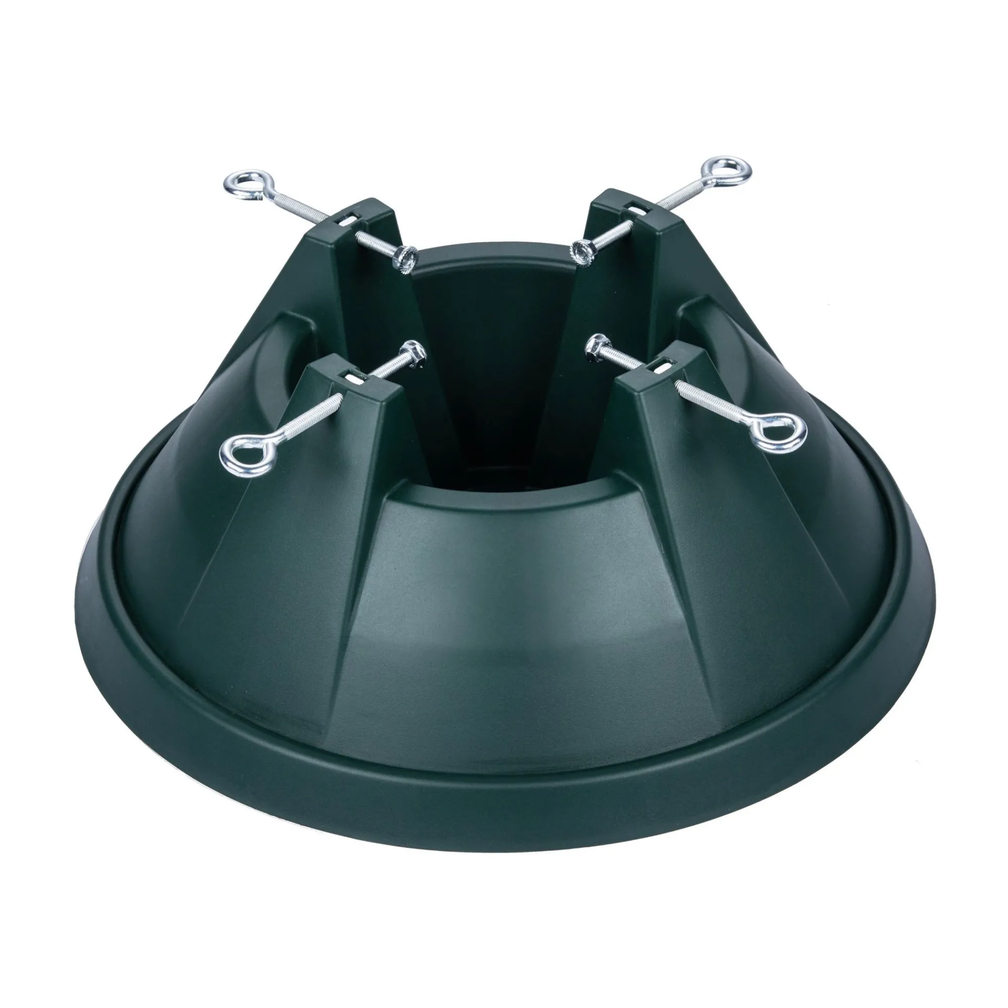 CC Christmas Decor Real Tree Stands-19" Green Live Christmas Tree Stand - For Trees Up To 8Ft Tall