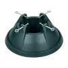 CC Christmas Decor Real Tree Stands-14.75" Green Live Christmas Tree Stand - For Trees Up To 6Ft Tall