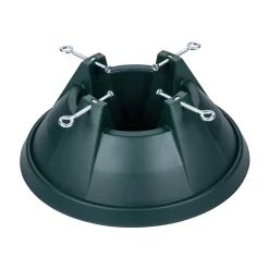 CC Christmas Decor Real Tree Stands-14.75" Green Live Christmas Tree Stand - For Trees Up To 6Ft Tall