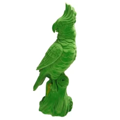 A&B Home Real Tree Stands-17.25" Green Lory Cockatoo Accent Decor