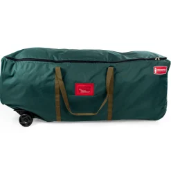Northlight Tree Storage-58" Green No Drag Big Wheel Christmas Tree Storage Duffel Bag