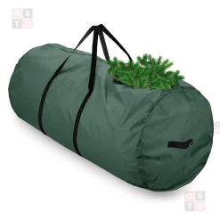 osto Tree Storage-60" Green Round Tear Proof Round Artificial Christmas Tree Storage Bag