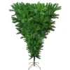 Northlight Upside Down-7.5' Green Sugar Pine Artificial Upside Down Christmas Tree - Unlit