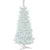 Christmas Central Unlit-3' Iridescent White Pine Tinsel Artificial Christmas Tree, Unlit