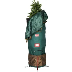 Northlight Tree Storage-95" Large Green Upright Christmas Tree Protective Storage Bag - For Artificial Trees