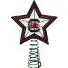 The Memory Company Stars-10" Lighted Black And Red Star Ncaa South Carolina Gamecocks Christmas Tree Topper