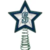 The Memory Company Stars-10" Lighted Blue And Green Star Mlb Seattle Mariners Christmas Tree Topper