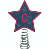 The Memory Company Stars-10" Lighted Blue And Red Star Mlb Cleveland Indians Christmas Tree Topper