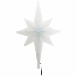 Brite Star Stars-12' Lighted Blue And White Color-Changing Glitter Star Christmas Tree Topper