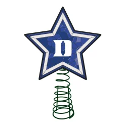 The Memory Company Stars-10" Lighted Blue And White Star Ncaa Duke Blue Devils Christmas Tree Topper