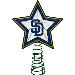 The Memory Company Stars-10" Lighted Blue And White Star Mlb San Diego Padres Christmas Tree Topper