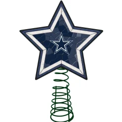 The Memory Company Stars-10" Lighted Blue And White Star Nfl Dallas Cowboys Christmas Tree Topper