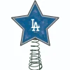 The Memory Company Stars-10" Lighted Blue And White Star Mlb Los Angeles Dodgers Christmas Tree Topper