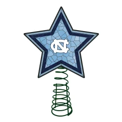 The Memory Company Stars-10" Lighted Blue And White Star Ncaa North Carolina Tar Heels Christmas Tree Topper