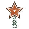 The Memory Company Stars-10" Lighted Brown And White Star Ncaa Texas Longhorns Christmas Tree Topper