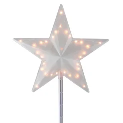 Sienna Stars-15" Lighted Clear Twinkling Star Christmas Tree Topper - Clear Lights