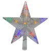 Hofert Stars-9.5" Lighted Color Changing 5 Point Star Tree Topper - White And Blue Led Lights