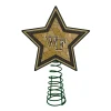 The Memory Company Stars-10" Lighted Gold And Black Star Ncaa Wake Forest Demon Deacons Christmas Tree Topper