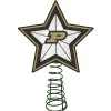 The Memory Company Stars-10" Lighted Gold And Black Star Ncaa Purdue Boilermakers Christmas Tree Topper