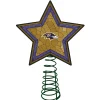 The Memory Company Stars-10" Lighted Gold And Blue Star Nfl Baltimore Ravens Mosaic Christmas Tree Topper