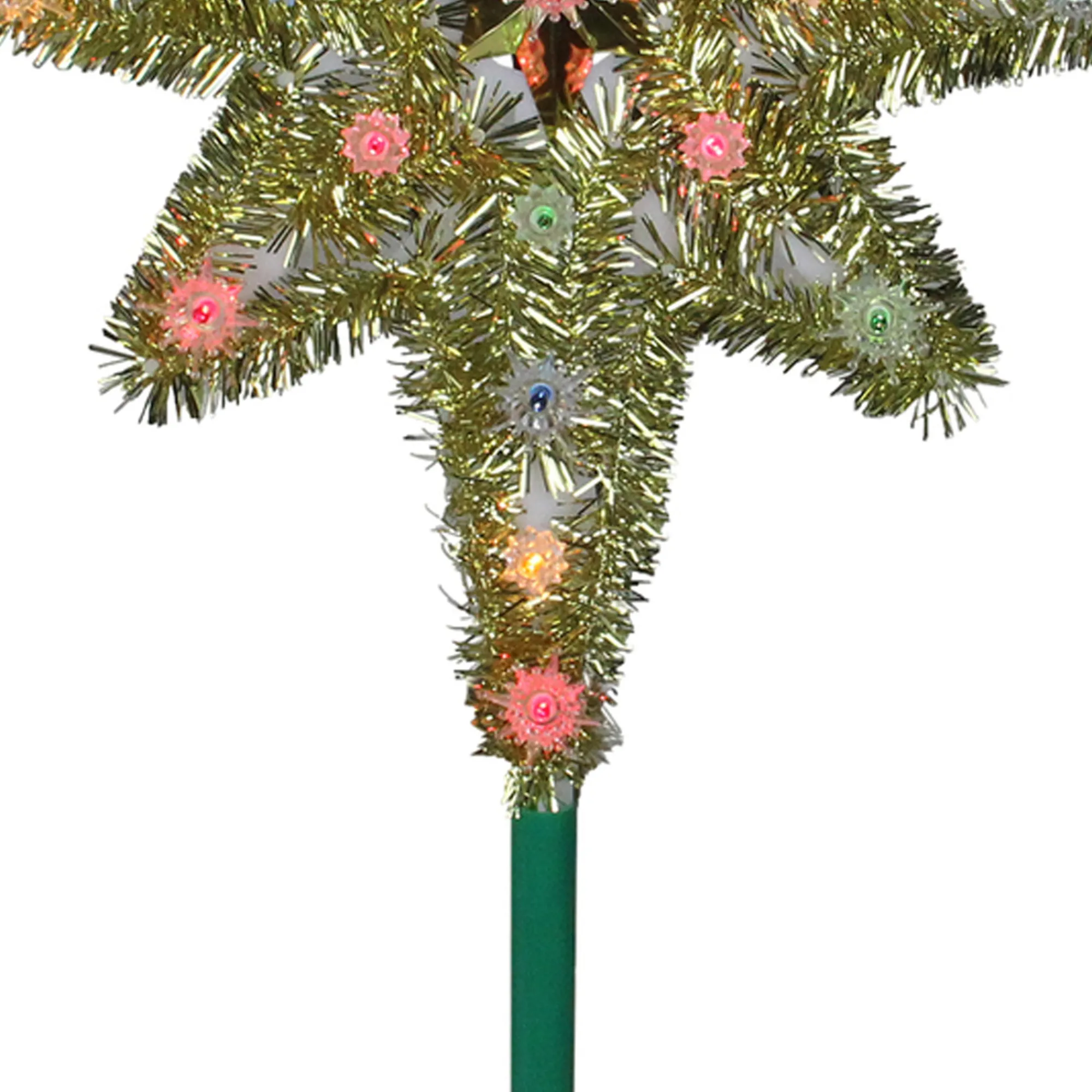 Northlight Stars-21" Lighted Gold Star Of Bethlehem Christmas Tree Topper - Multicolor Lights