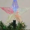KSA Stars-8.5" Lighted Led Color Changing Star Christmas Tree Topper, Multi Lights