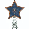The Memory Company Stars-10" Lighted Navy Blue And Orange Mosaic Style Star Mlb Houston Astros Christmas Tree Topper