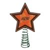 The Memory Company Stars-10" Lighted Orange And Black Star Ncaa Oklahoma State Cowboys Christmas Tree Topper