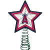 The Memory Company Stars-10" Lighted Pink And White Star Mlb Los Angeles Angels Christmas Tree Topper
