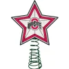 The Memory Company Stars-10" Lighted Red And Gray Star Ncaa Ohio State Buckeyes Christmas Tree Topper