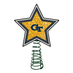 The Memory Company Stars-10" Lighted Yellow And Blue Star Ncaa Georgia Tech Yellow Jackets Christmas Tree Topper