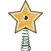 The Memory Company Stars-10" Lighted Yellow And White Star Nfl Washington Redskins Mosaic Christmas Tree Topper