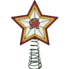 The Memory Company Stars-10" Lighted Yellow And White Star Ncaa Maryland Terrapins Christmas Tree Topper