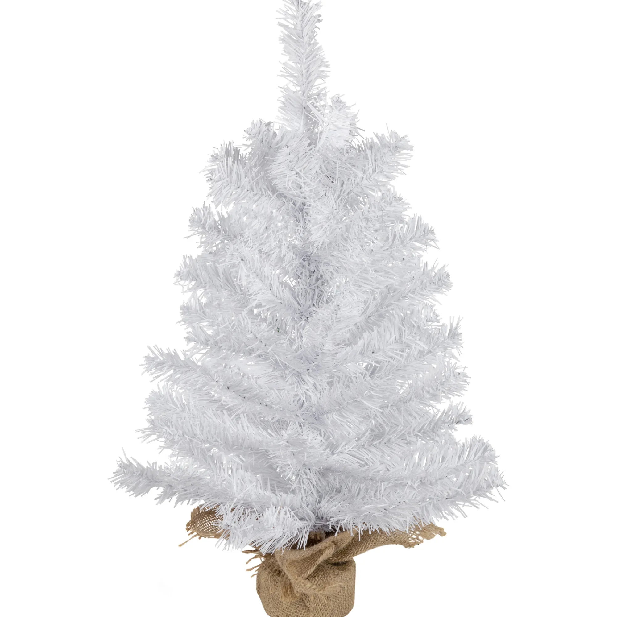 Northlight Unlit-2' Medium Balsam Pine Burlap Base Artificial Christmas Tree - Unlit